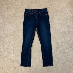 GAP Women's Jeans 8 Vintage Slim High Rise Deep Indigo Like New
